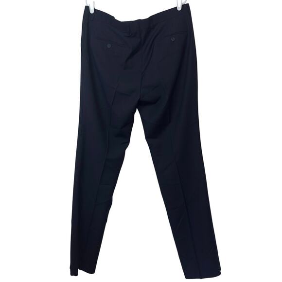 NWOT Giorgio Fiorelli Men’s Superlux Unhemmed Dress Pants Size 38 Black Office - Picture 2 of 7